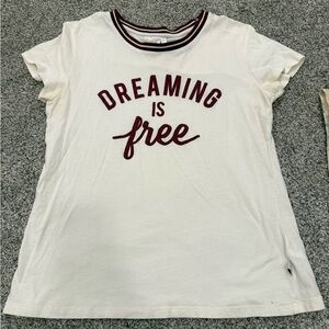 "Dreaming is Free" graphic T-shirt